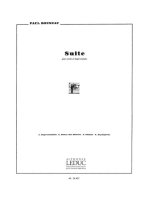 PAUL BONNEAU: SUITE FOR B FLAT TRUMPET (TRUMPET & PIANO) TROMPETTE