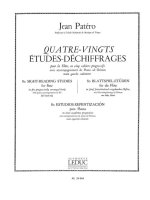 JEAN PATERO: 80 ETUDES DE DECHIFFRAGES VOL.3 (FLUTE & PIANO)
