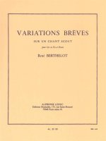 RENE BERTHELOT: VARIATIONS BREVES SUR UN CHANT SCOUT (HORN/PIANO)