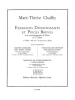 MARIE-THERESE CHAILLEY: EXERCICES DIVERTISSANTS ET PIECES BREVES VOL.1 (VIOLA SOLO)