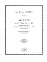 JEAN-BAPTISTE LOEILLET DE GAND: SONATE OP.3, NO.7 IN E FLAT MAJOR (FLUTE & CONTINUO)