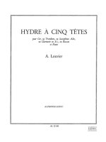 ALAIN LOUVIER: L'HYDRE A CINQ TETES (ALTO SAXOPHONE/PIANO)