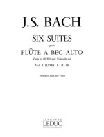 J.S. BACH: SIX SUITES - VOL. 1 (ALTO RECORDER)