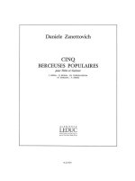DANIELE ZANETTOVICH: 5 BERCEUSES POPULAIRES (FLUTE & GUITAR)