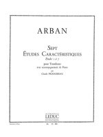 JEAN BAPTISTE ARBAN: ETUDES CARACTERISTIQUES NO.1 - NO.7 (TROMBONE & PIANO)