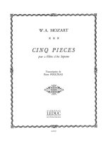 WOLFGANG AMADEUS MOZART: 5 PIECES (RECORDERS 2)