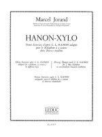 MARCEL JORAND: HANON-XYLO (PERCUSSION SOLO)