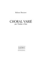 EDISON DENISOV: CHORAL VARIE (TROMBONE & PIANO)