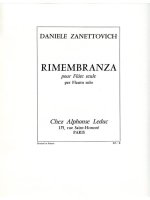 DANIELE ZANETTOVICH: RIMEMBRANZA (FLUTE SOLO)