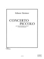 EDISON DENISOV: CONCERTO PICCOLO (SAXOPHONE & PERCUSSION)
