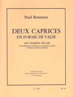 PAUL BONNEAU: DEUX CAPRICES EN FORMED DE VALSE (ALTO SAXOPHONE/PIANO)