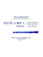 PIERRE MONTREUILLE: LA FLUTE A BEC (RECORDER SOLO)