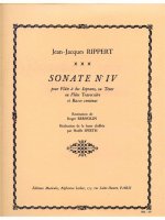 RIPPERT BERNOLIN SONATE NO.4 DESCANT RECORDER & BASSO CONTINUO BOOK