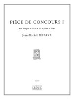 JEAN MICHEL DEFAYE: PIECE DE CONCOURS 1 (TRUMPET & PIANO) TROMPETTE