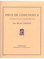 JEAN MICHEL DEFAYE: PIECE DE CONCOURS 2 (TRUMPET & PIANO) TROMPETTE