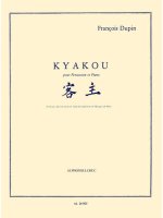 FRANCOIS DUPIN: KYAKOU (PERCUSSION(S) & PIANO)
