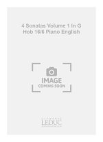 HAYDN 4 SONATAS VOLUME 1 IN G MAJOR HOB 16/6 PIANO BOOK ENGLISH PIANO
