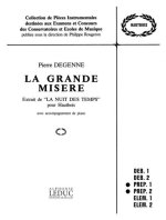 PIERRE DEGENNE: LA GRANDE MISERE (OBOE & PIANO)