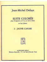 JEAN MICHEL DEFAYE: SUITE COLOREE NO.2: JAUNE CANARI (TRUMPET & PIANO) TROMPETTE
