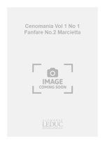 BAUDRIER CENOMANIA VOL 1 NO 1 FANFARE NO.2 MARCIETTA BRASS ENS SCORE