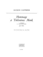JACQUES CASTEREDE: HOMMAGE A THELONIUS MONK (PIANO SOLO) PIANO