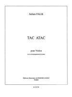 JULIEN FALK: TAC A TAC (VIOLIN & PIANO)