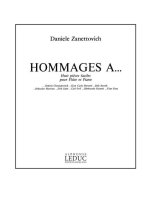 DANIELE ZANETTOVICH: HOMMAGE A..., 8 PIECES FACILES (FLUTE & PIANO)