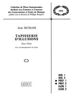 JEAN SICHLER: TAPISSERIE D'ILLUSIONS (FLUTE & PIANO)