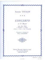 ANTONIO LUCIO VIVALDI: CONCERTO FVI/2 (RV533) IN C MAJOR (FLUTES 2 & ORCHESTRA)