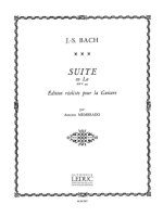 JOHANN SEBASTIAN BACH: SUITE NO.2, BWV997 IN A MAJOR (GUITAR SOLO)