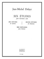 JEAN MICHEL DEFAYE: 6 ETUDES (CLARINET SOLO)