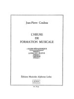 JEAN-PIERRE COULEAU: L'HEURE DE FORMATION MUSICALE - GUIDE PEDAGOGIQUE