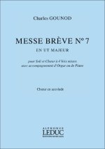 GOUNOD CHARLES MESSE BREVE NO 7 SOPRANO PART