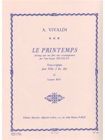 ANTONIO VIVALDI: 'SPRING' IN E MAJOR ARRANGED  FOR ALTO RECORDER SOLO