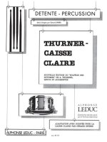 A. THURNER: THURNER-CAISSE CLAIRE, SOLFEGE DES RYTHMES (PERCUSSION SOLO)