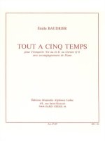 YVES BAUDRIER: TOUT A CINQ TEMPS (TRUMPET & PIANO) TROMPETTE