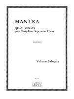 BABAYAN: MANTRA (SAXOPHONE-TENOR & PIANO)