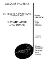 JACQUES FAUBERT: COMPLAINTE D'AUTOMNE (FLUTE & PIANO)