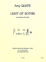 AMY QUATE: LIGHT OF SOTHIS FOR SAXOPHONE AND PIANO