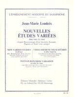 JEAN-MARIE LONDEIX - NOUVELLES ETUDES VARIEES, POUR SAXOPHONE