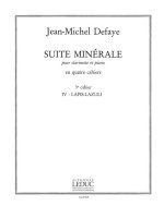 JEAN MICHEL DEFAYE: SUITE MINERALE VOL.3 (CLARINET & PIANO)