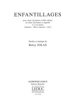 BETSY JOLAS: ENFANTILLAGES (CHORAL-FEMALE ACCOMPANIED)