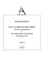 EMMANUEL SEJOURNE: LES CLAVIERS DE PERCUSSION VOL.3 (PERCUSSION SOLO)