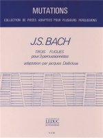 JOHANN SEBASTIAN BACH: 3 FUGUES (PERCUSSIONS 3)