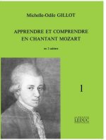 MICHELLE-ODILE GILLOT: APPRENDRE ET COMPRENDRE EN CHANTANT MOZART VOL.1 (VOICE & PIANO)