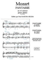 WOLFGANG AMADEUS MOZART: FANTAISIE NO.3, K397 IN D MINOR (PIANO SOLO) PIANO