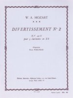 WOLFGANG AMADEUS MOZART: DIVERTISSEMENT NO.2, KV439B (3 CLARINETS)
