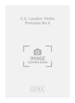 C.A. LANDINI: PETITS PRELUDES NO.3 (PIANO SOLO) PIANO