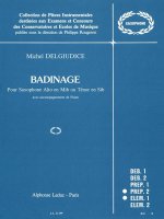 MICHEL DELGUIDICE: BADINAGE (SAXOPHONE-ALTO & PIANO)