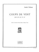 L.A. DUBOST: COUPS DE VENT, 4 PIECES (HORN SOLO)